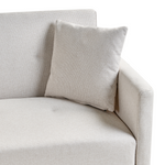3-Sitzer Schlafsofa hellbeige / schwarz LUCAN