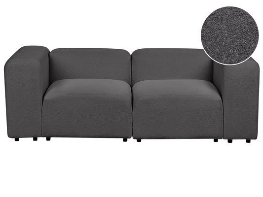 2-Sitzer Sofa Bouclé dunkelgrau FALSTERBO