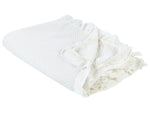 Tagesdecke HATTON Baumwolle 200 x 220 cm Cremeweiss