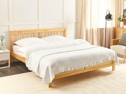 Tagesdecke HATTON Baumwolle 220 x 240 cm Cremeweiss