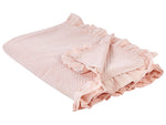 Tagesdecke HATTON Baumwolle 220 x 240 cm Pastellrosa