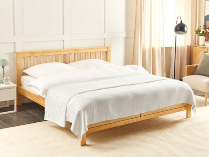 Tagesdecke RAGALA Baumwolle 200 x 220 cm Hellbeige