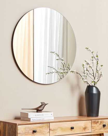 Wandspiegel CHARRON 80 cm 80 cm Roségold