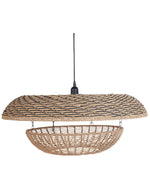 Hängelampe KIDEPO Papier Braun