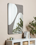 Wandspiegel ORMES 70 cm 110 cm Grau