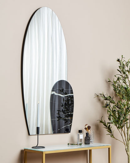 Wandspiegel VIERZON 58 cm 120 cm Schwarz
