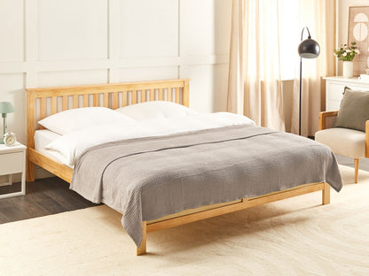 Tagesdecke RAGALA Baumwolle 200 x 220 cm Taupe