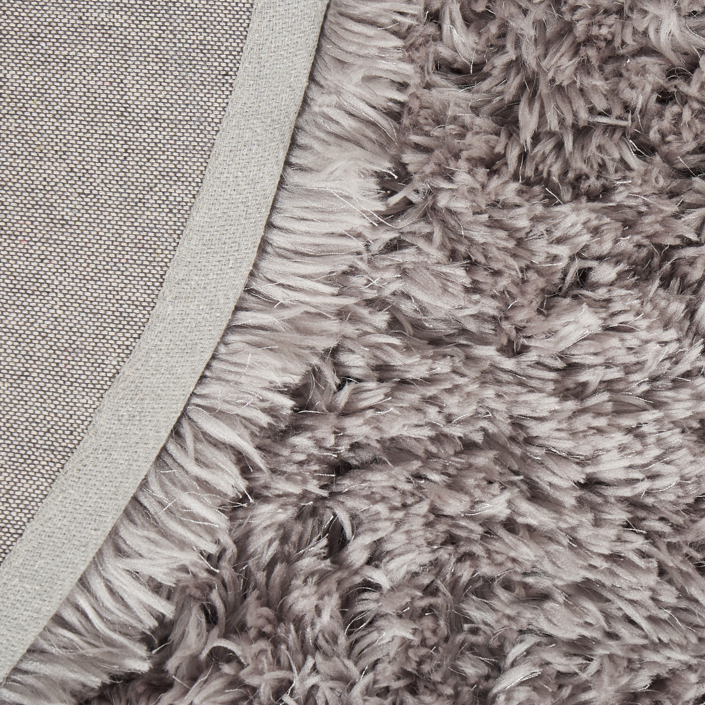 Teppich hellgrau ⌀ 140 cm Shaggy CIDE