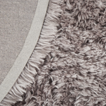 Teppich hellgrau ⌀ 140 cm Shaggy CIDE