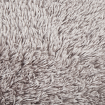 Teppich hellgrau ⌀ 140 cm Shaggy CIDE