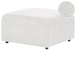 Ottomane FALSTERBO Cord Cremeweiss