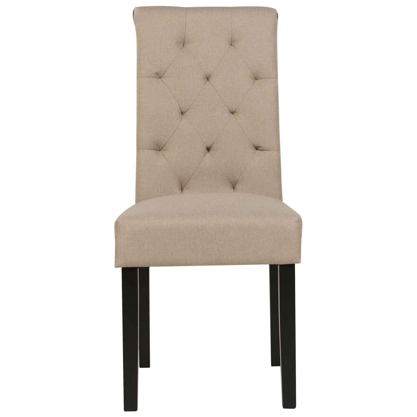 Esszimmerstuhl 2er Set Stoff Taupe MELVA