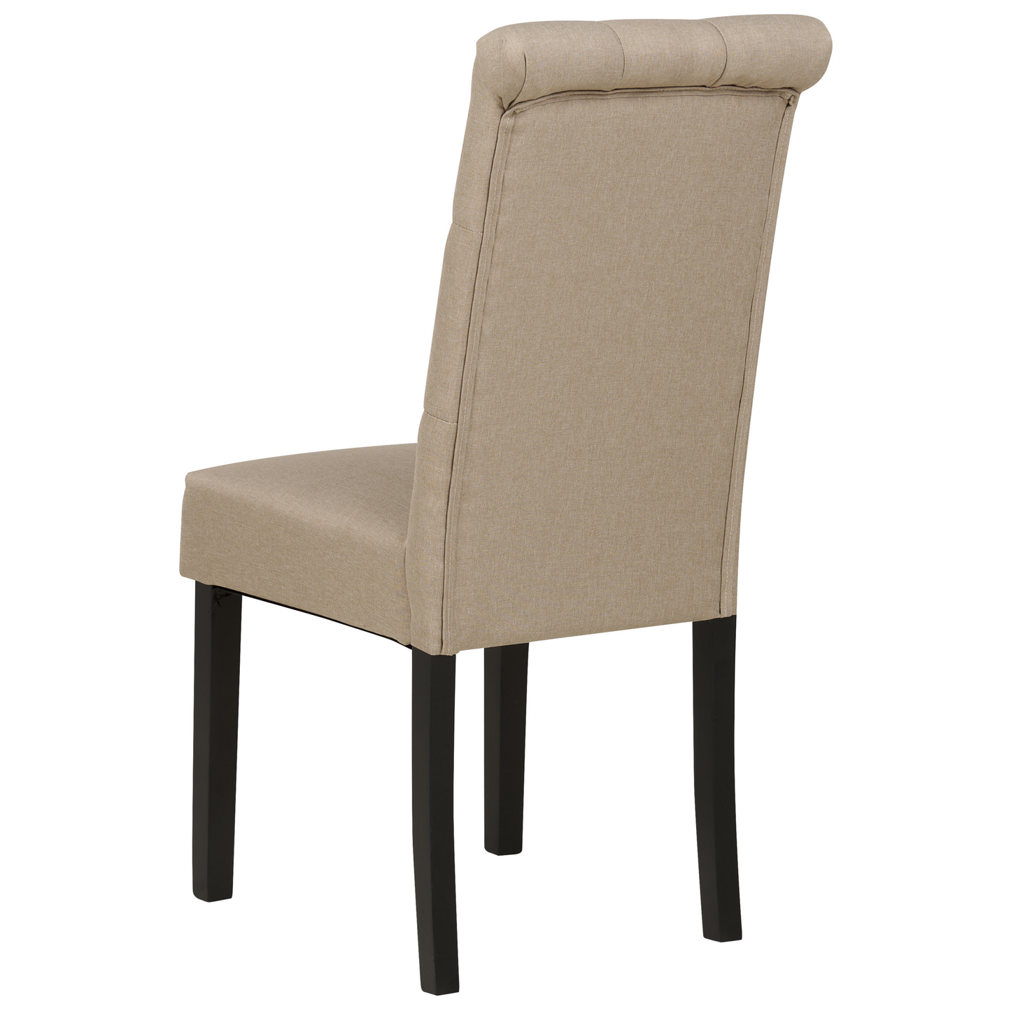 Esszimmerstuhl 2er Set Stoff Taupe MELVA