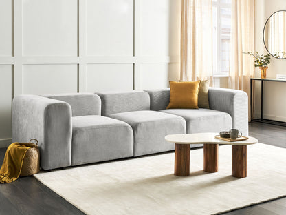 3-Sitzer Sofa Cord grau FALSTERBO