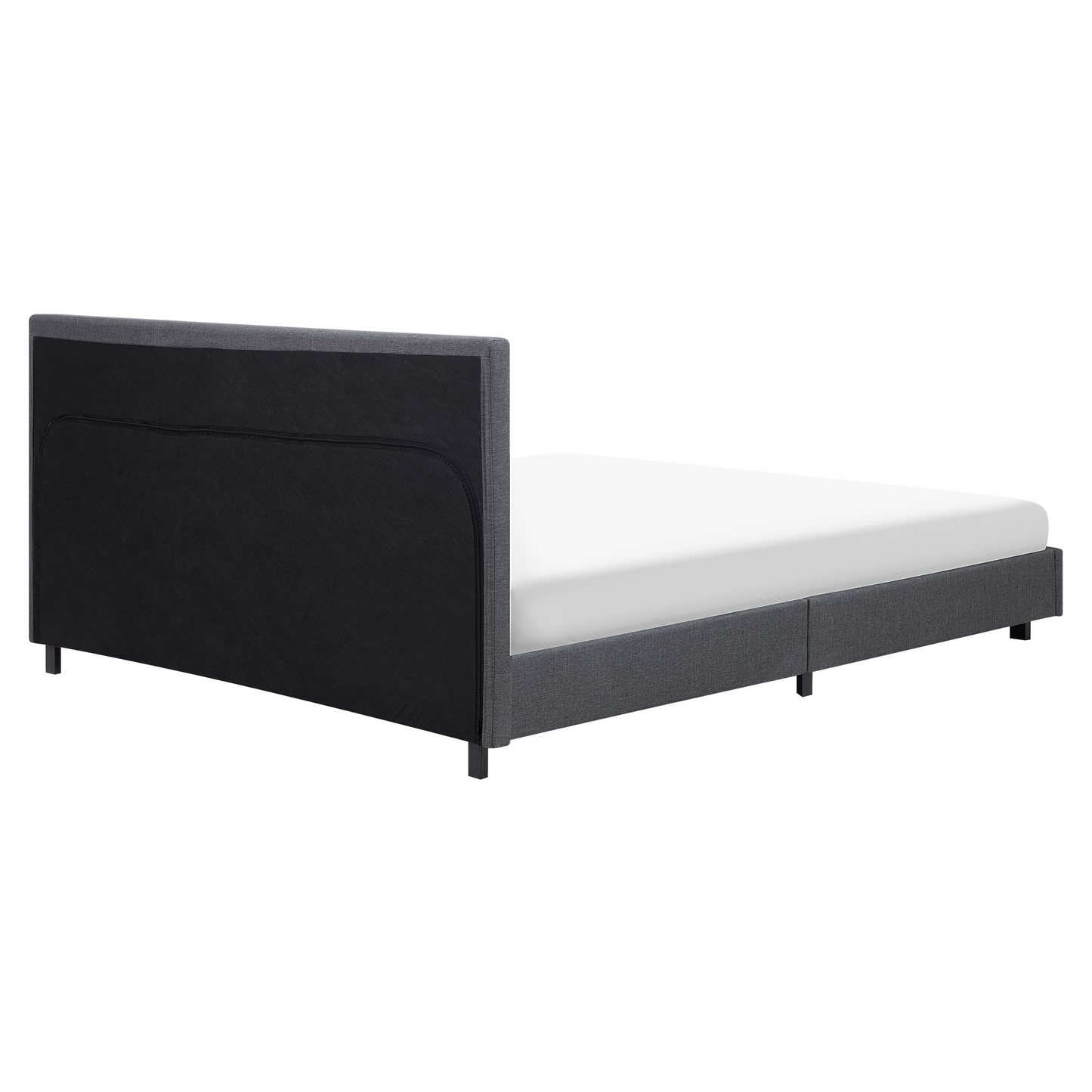 Wasserbett Stoff ALBI 160 x 200 cm Grau