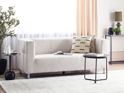 3-Sitzer Sofa Stoff cremeweiss FLORO