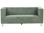 3-Sitzer Sofa Stoff grün FLORO