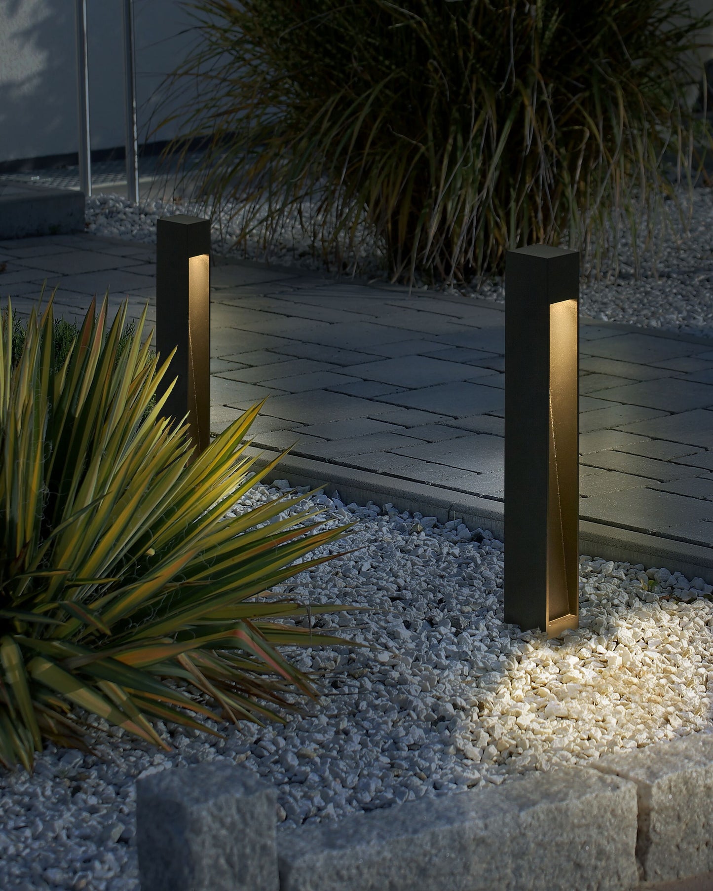 Pollerleuchte LED Metall schwarz 50 cm SABINO