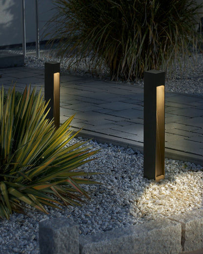 Pollerleuchte LED Metall schwarz 50 cm SABINO