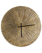 Wanduhr VAIGAI Aluminium Gold