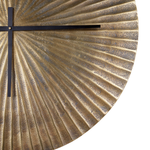 Wanduhr VAIGAI Aluminium Gold