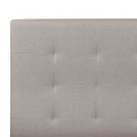 Wasserbett Stoff LA ROCHELLE 140 x 200 cm Hellgrau