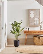 Kunstpflanze im Blumentopf 110 cm DIEFFENBACHIA