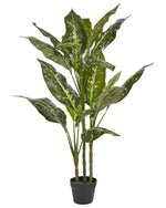Kunstpflanze im Blumentopf 110 cm DIEFFENBACHIA