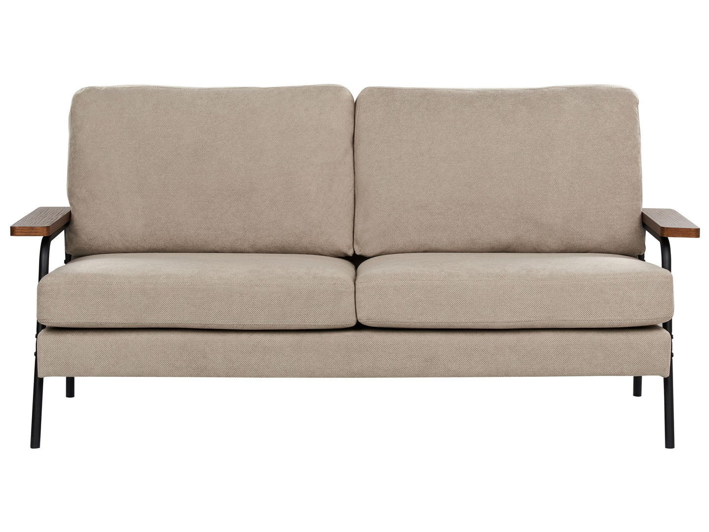 3-Sitzer Sofa Stoff taupe AKRANES