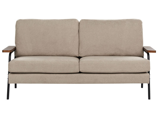 3-Sitzer Sofa Stoff taupe AKRANES