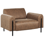 Sessel ASKIM Stoff Braun