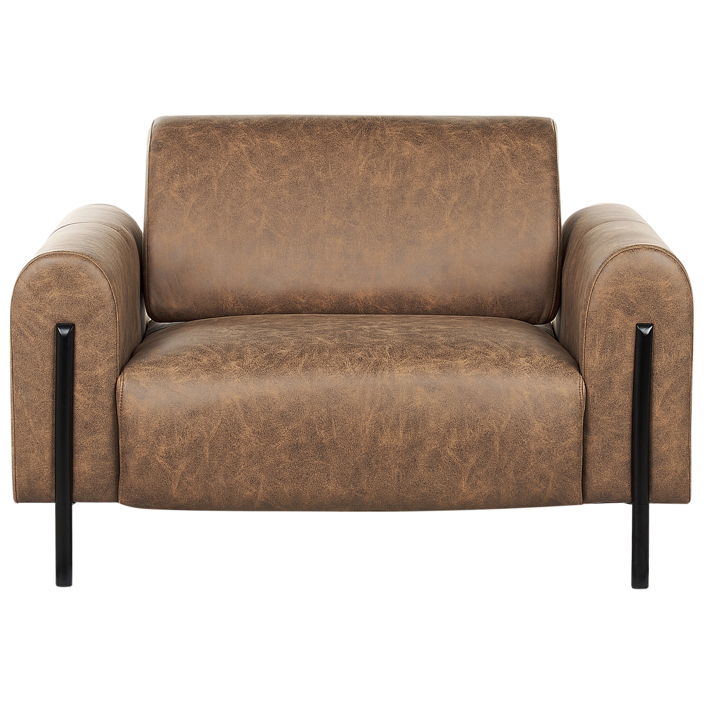 Sessel ASKIM Stoff Braun