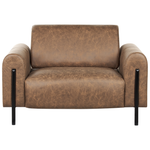Sessel ASKIM Stoff Braun