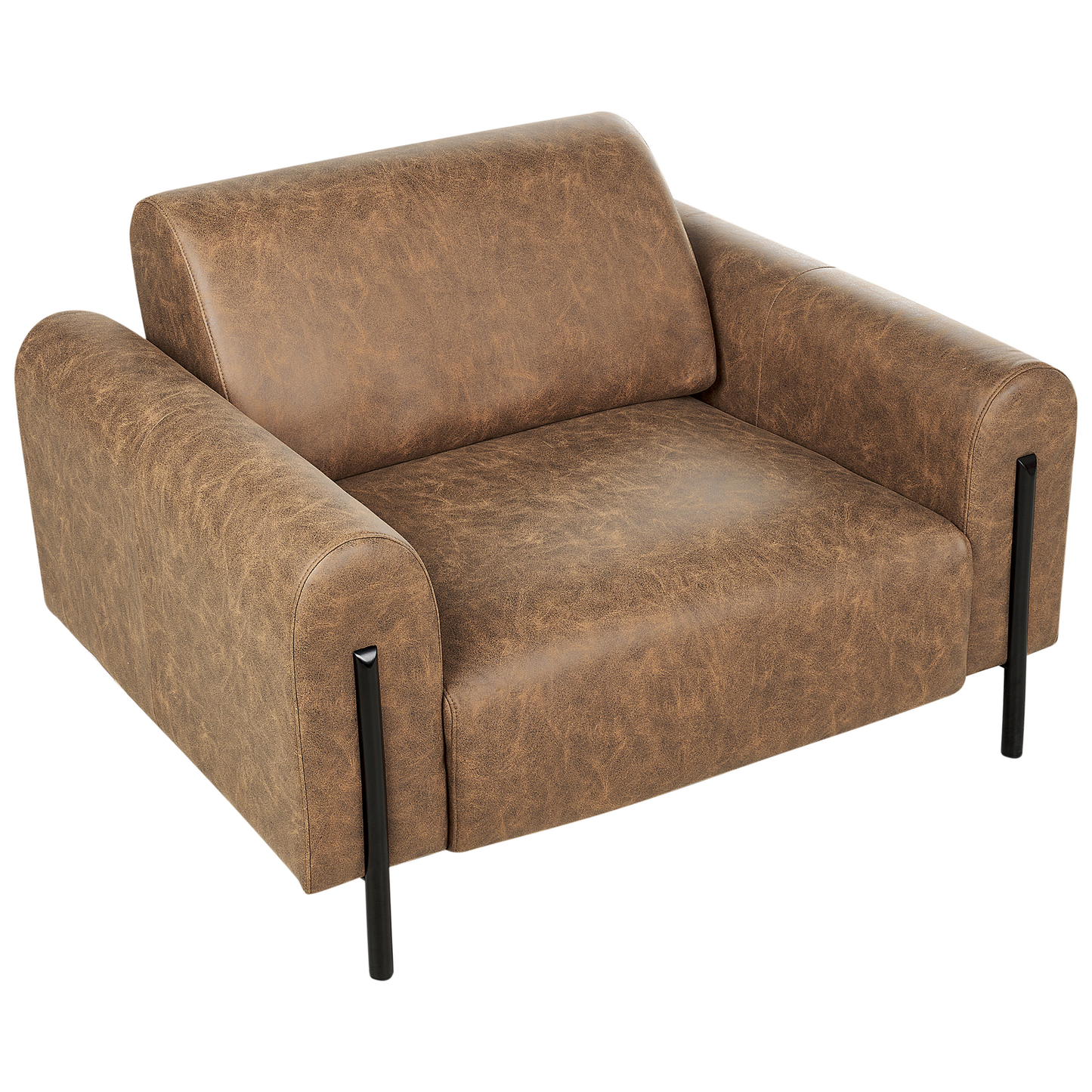Sessel ASKIM Stoff Braun