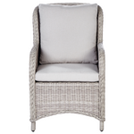 Gartenmöbel Set 6-Sitzer CASCAIS inkl. Kissen Polyrattan Beige