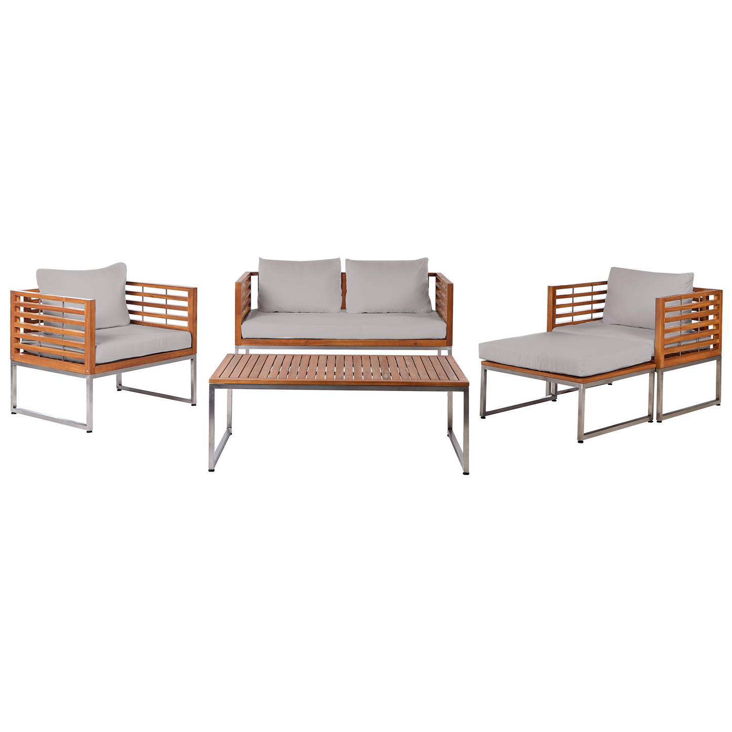 Outdoor Kissenbezug Set BERMUDA Grau