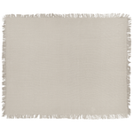 Tagesdecke YERBENT Baumwolle 150 x 200 cm Hellgrau