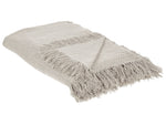 Tagesdecke YERBENT Baumwolle 200 x 220 cm Hellgrau