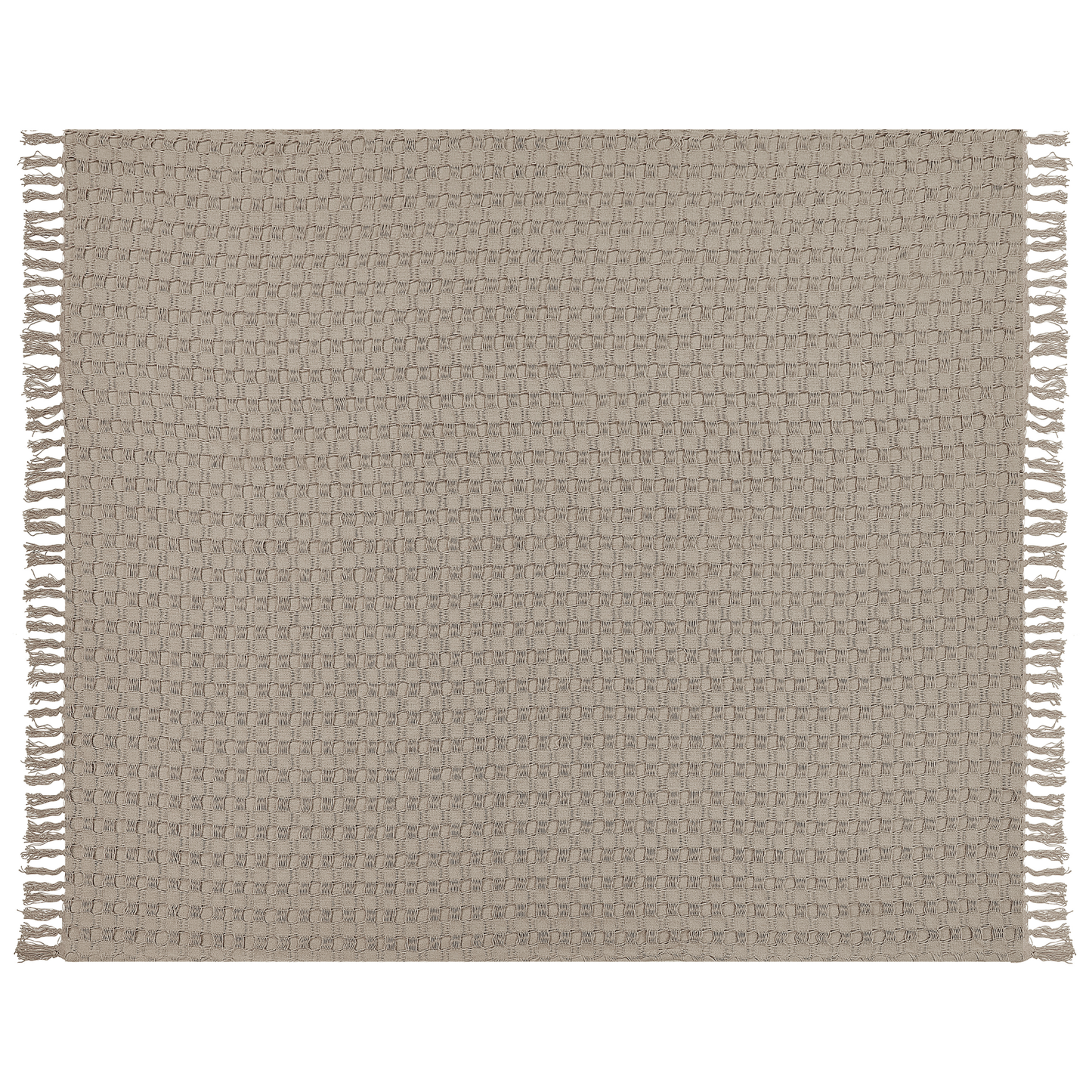 Tagesdecke BERE Baumwolle 200 x 220 cm Taupe