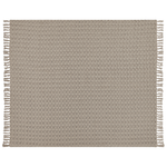 Tagesdecke BERE Baumwolle 200 x 220 cm Taupe