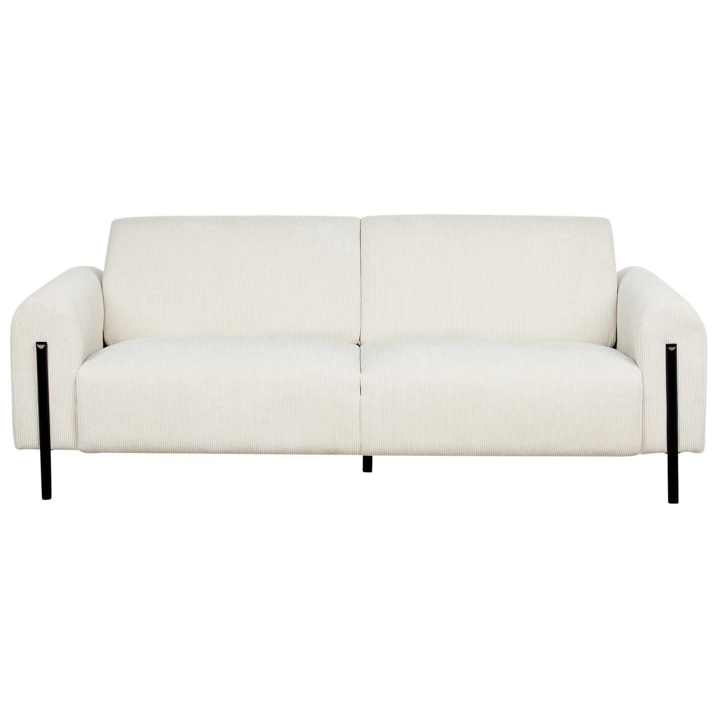 3-Sitzer Sofa Cord cremeweiss ASKIM