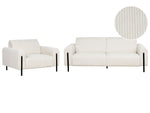 4-Sitzer Sofa Set Cord cremeweiss ASKIM