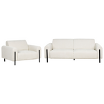 4-Sitzer Sofa Set Cord cremeweiss ASKIM