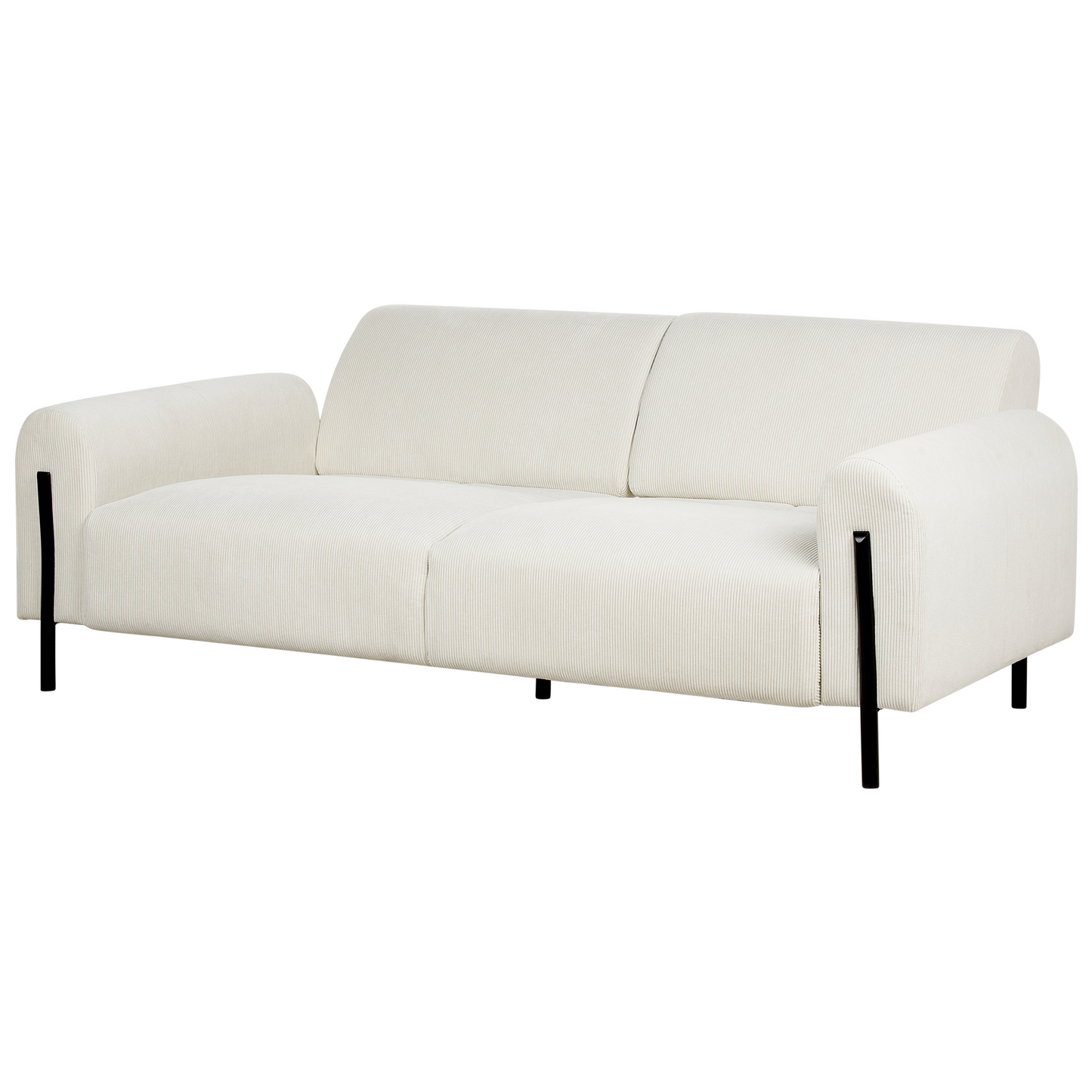 4-Sitzer Sofa Set Cord cremeweiss ASKIM