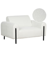 Sessel ASKIM Bouclé Weiss