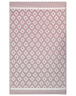Outdoor Teppich rosa 120 x 180 cm geometrisches Muster THANE