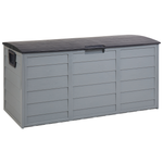 Aufbewahrungsbox LOCARNO 112 cm 50 cm Grau