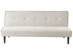 3-Sitzer Schlafsofa hellbeige / schwarz VISBY