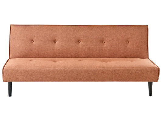 3-Sitzer Schlafsofa goldbraun / schwarz VISBY