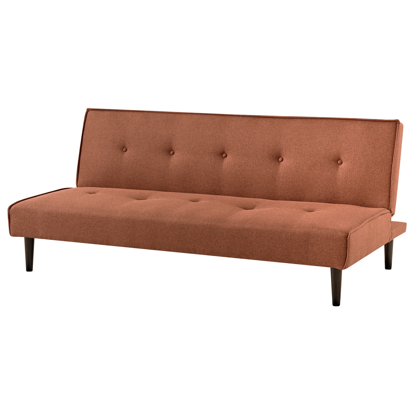 3-Sitzer Schlafsofa goldbraun / schwarz VISBY